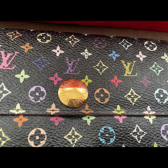 Louis Vuitton multi color Sarah wallet - Picture 10 of 11